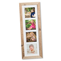 Dřevěný rámeček na 4 foto 12 x 12 cm,NATURAL-FRAME