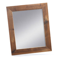 Dřevěný rám + zrcadlo 30x40cm, NATURAL-FRAME
