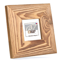 Rámeček na fotografie dřevěný 10x10 cm, NATURAL-FRAME