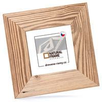 Rámeček dřevěný na fotky 15x15 cm, NATURAL-FRAME