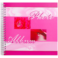 Spirálové fotoalbum na růžky SUMMER BREEZE 40 stran 30x30 růžové kph