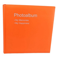 Fotoalbum na růžky 30x30/100 stran CONCEPTION oranžové kph